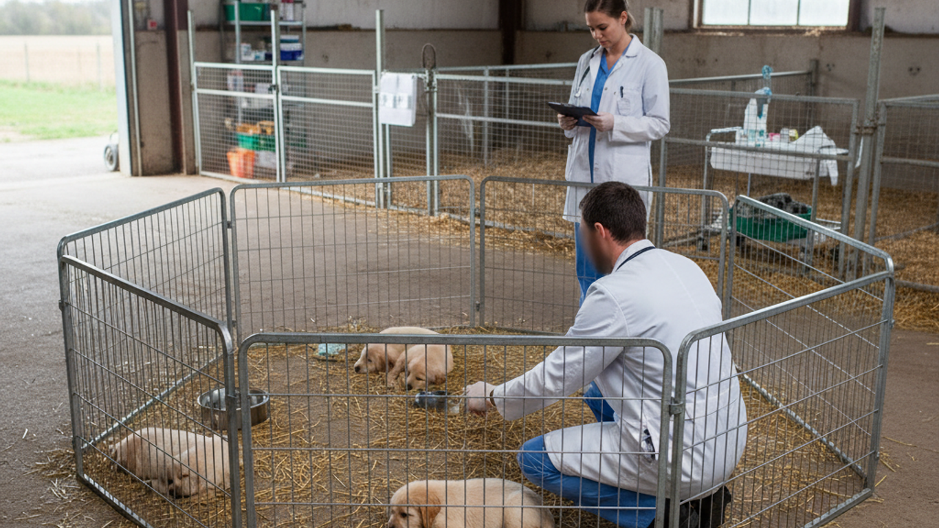 Guide d'installation : les étapes pour un parc à chiot sécurisé et fonctionnel
