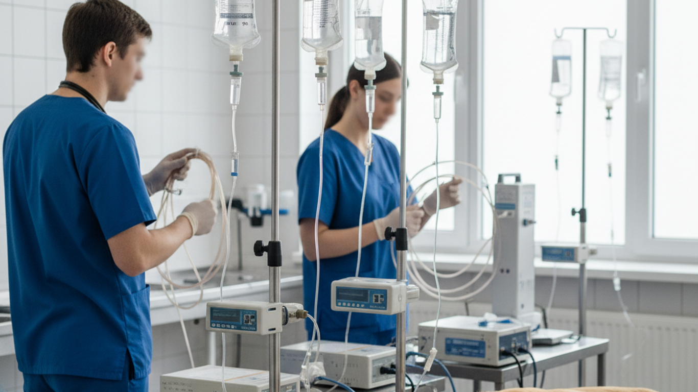 Outils de maintenance du matériel de perfusion vétérinaire