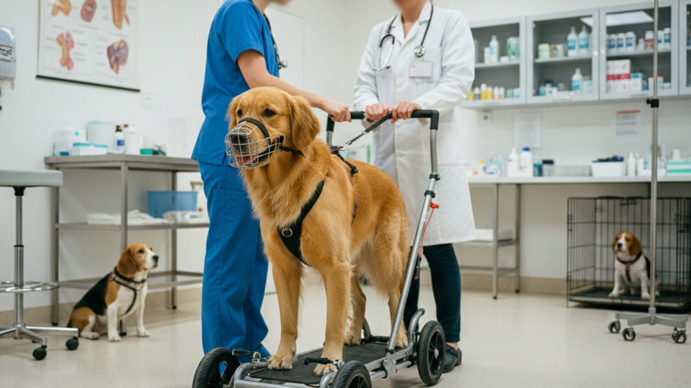 Consignes de sécurité pendant l'utilisation de la trottinette canine