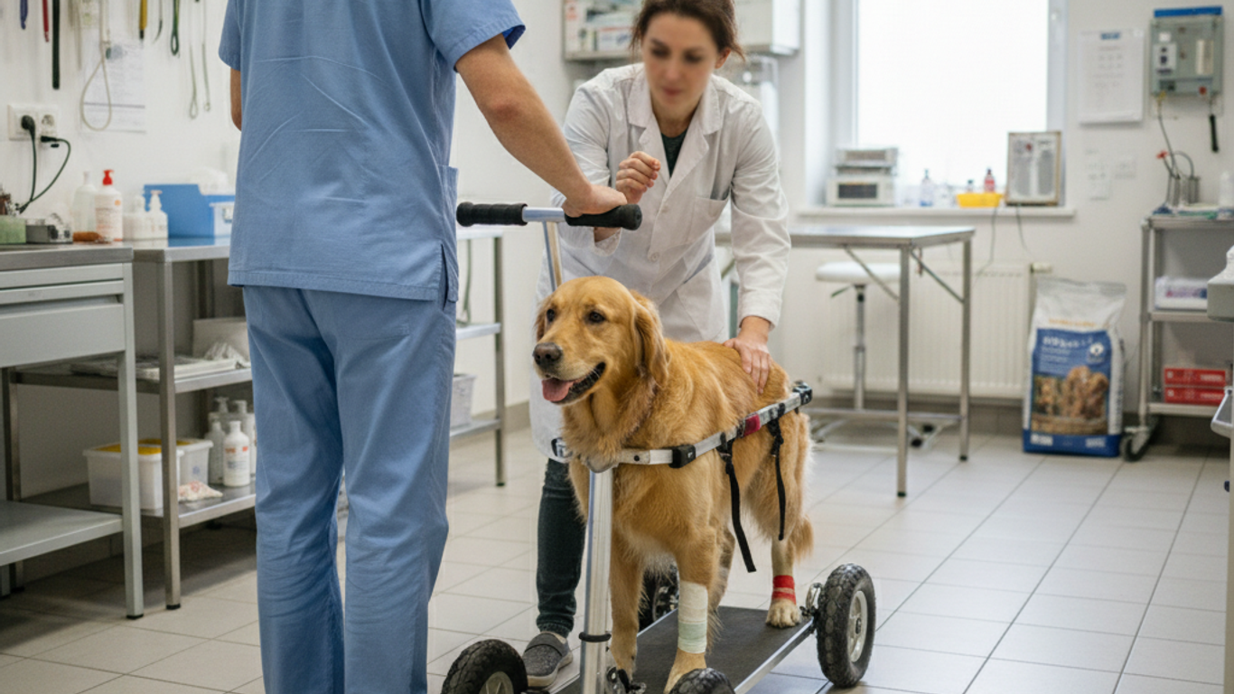 Matériaux robustes pour trottinette pour chien professionnelle