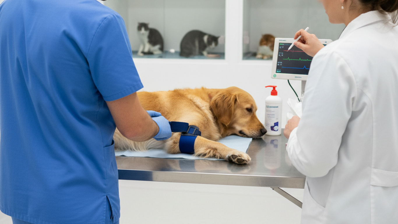 Surveillance du garrot chien après application et risques de retrait prématuré