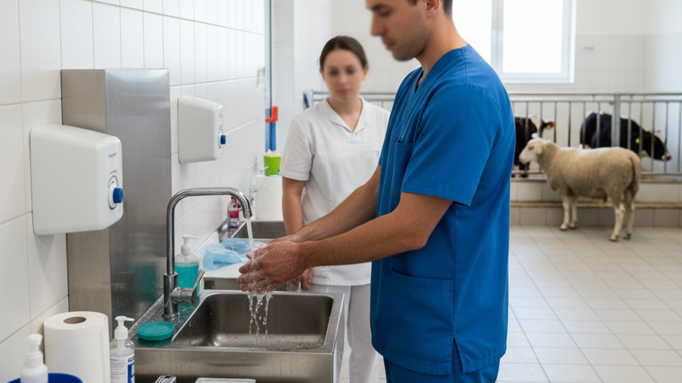 Matériaux durables pour lave-mains médical vétérinaire
