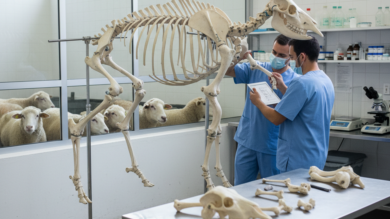 Considérations de sécurité lors de l'installation d'un squelette animal