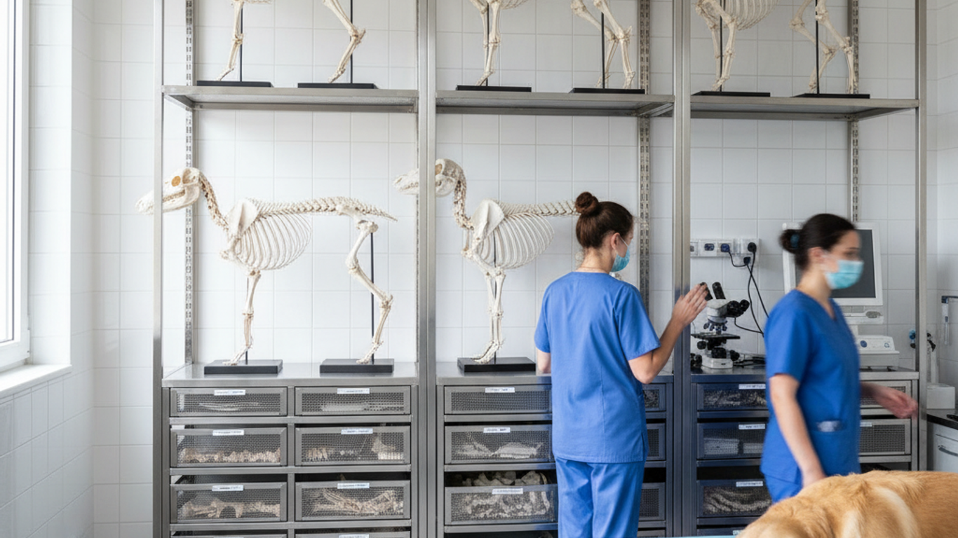 Ventilation et stockage des squelettes animaux : garantir un environnement optimal