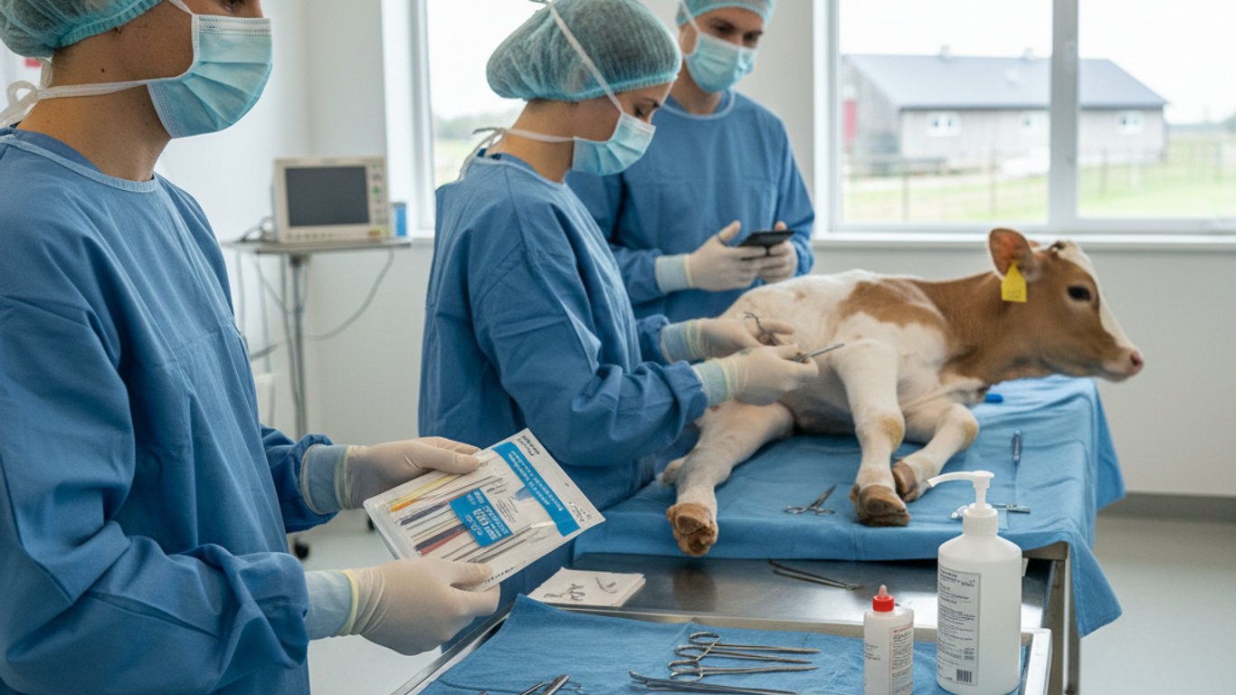 Formation et pratique des techniques avancées de suture vétérinaire