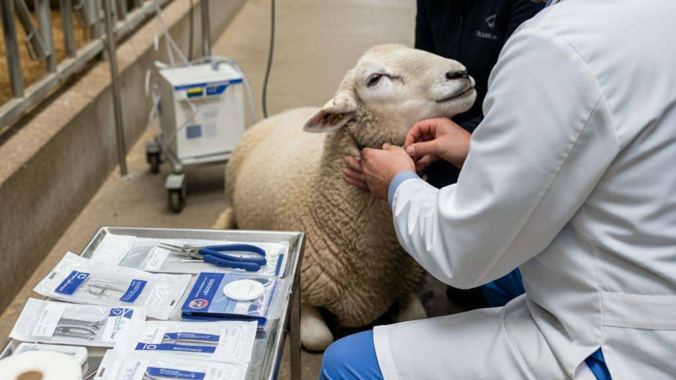 Aiguilles de suture chirurgicales de précision pour la vétérinaire