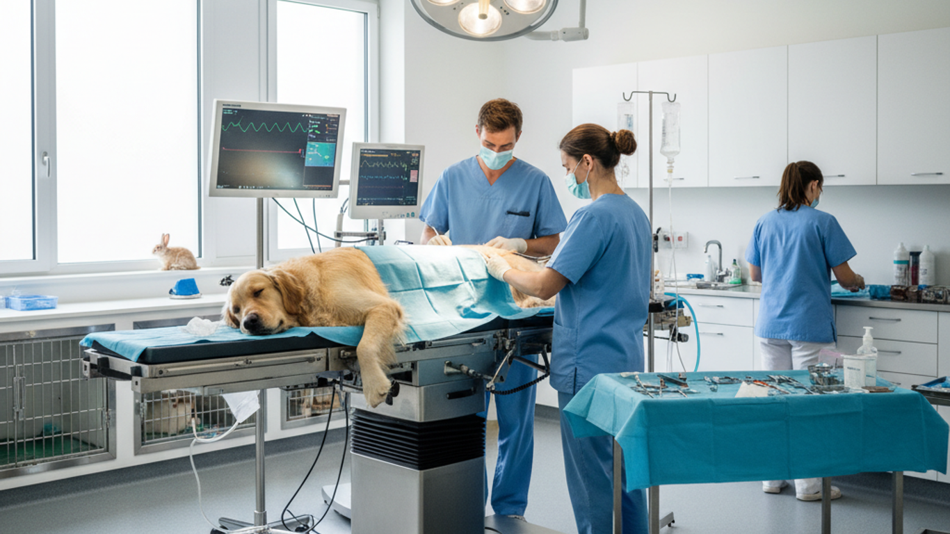 Normes et régulations de sécurité pour lits laparoscopiques vétérinaires