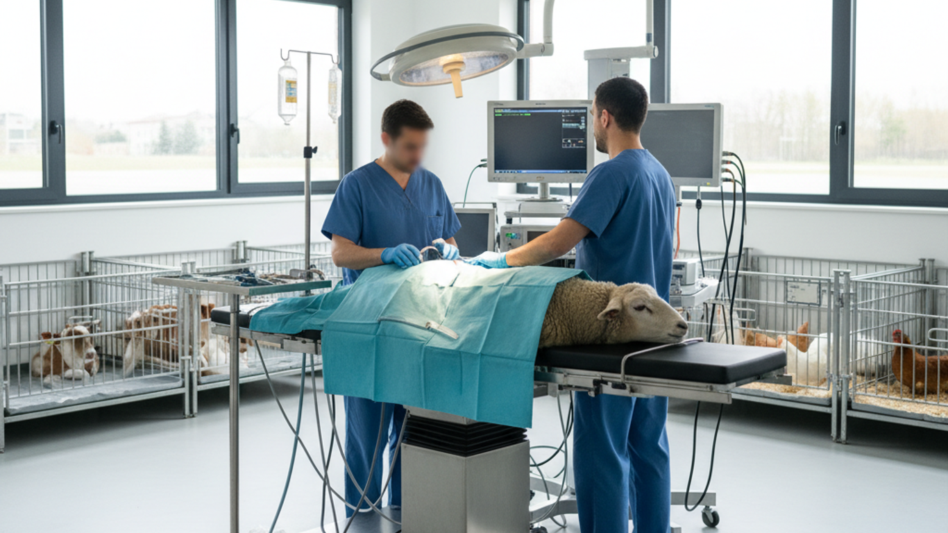 Technologies avancées de sécurité pour lits laparoscopiques vétérinaires