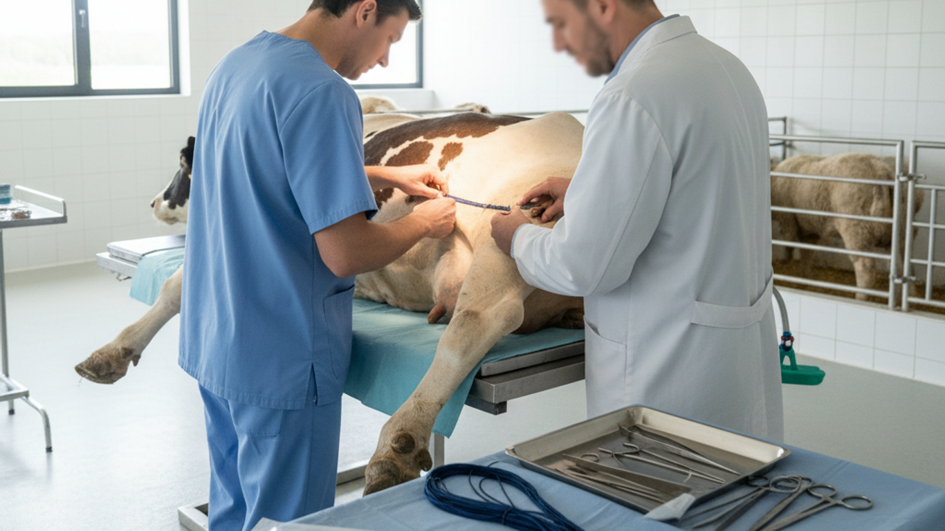 Formation continue en techniques de suture vétérinaire