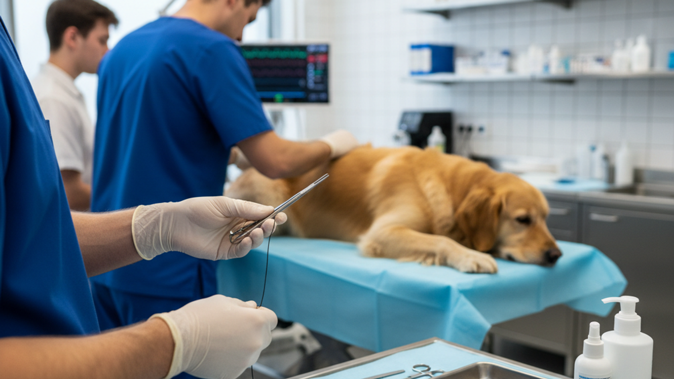 Protocoles de vérification et prolongation de la durée de vie des sutures vétérinaires