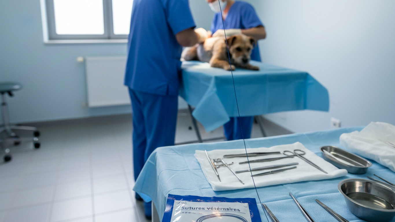 Choix des matériaux de suture vétérinaire