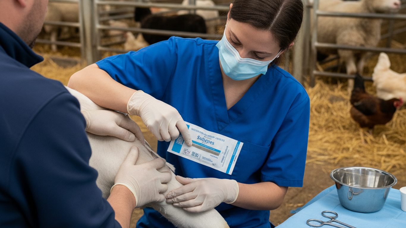 Prévention des infections post-opératoires sutures vétérinaires