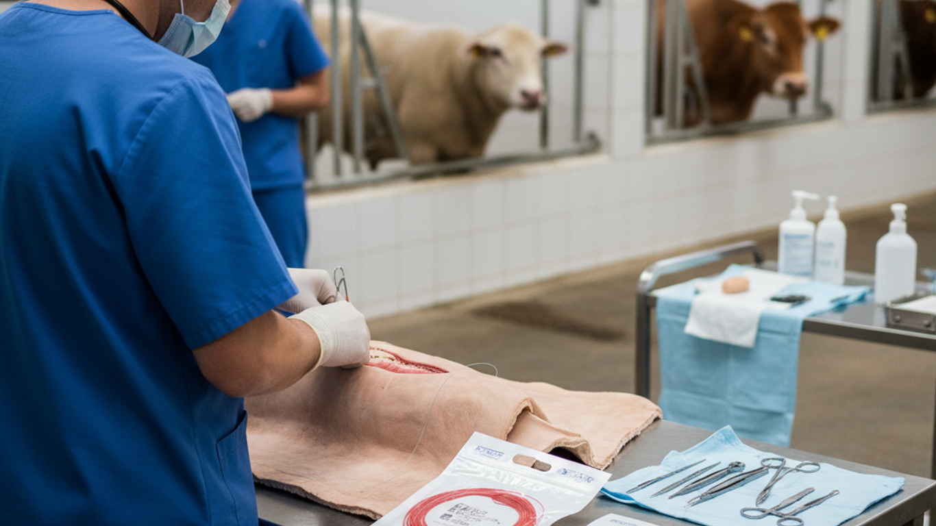 Innovations récentes dans le domaine des sutures vétérinaires
