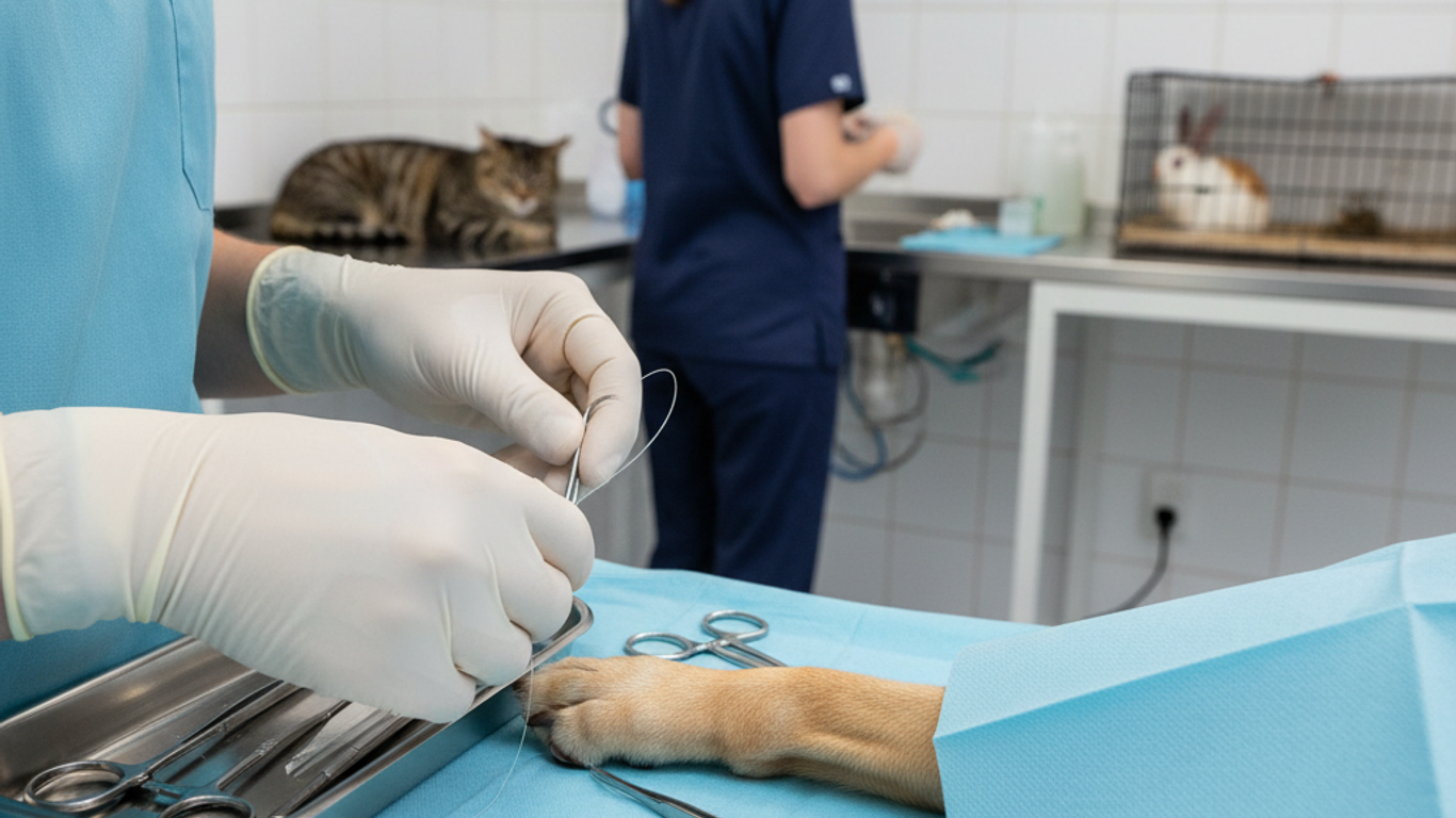 Sutures vétérinaires : guide complet pour une pratique optimale