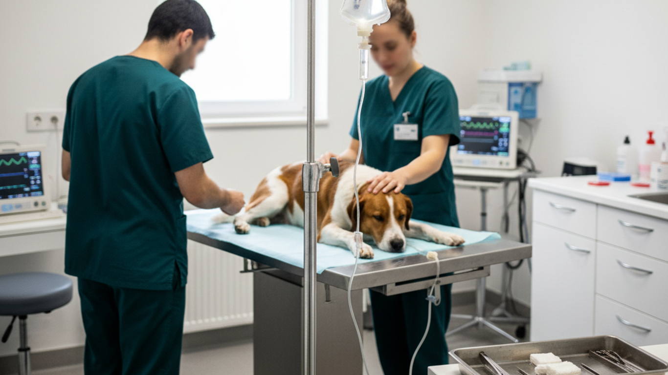 Évaluation des risques liés aux pieds à perfusion en milieu vétérinaire