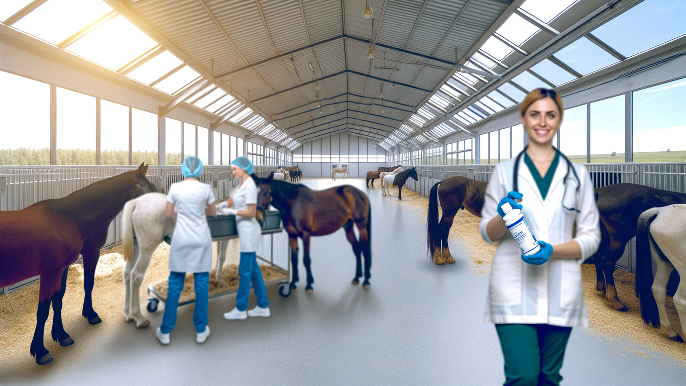 Précautions et sécurité lors de l'administration d'un produit vétérinaire chez le cheval