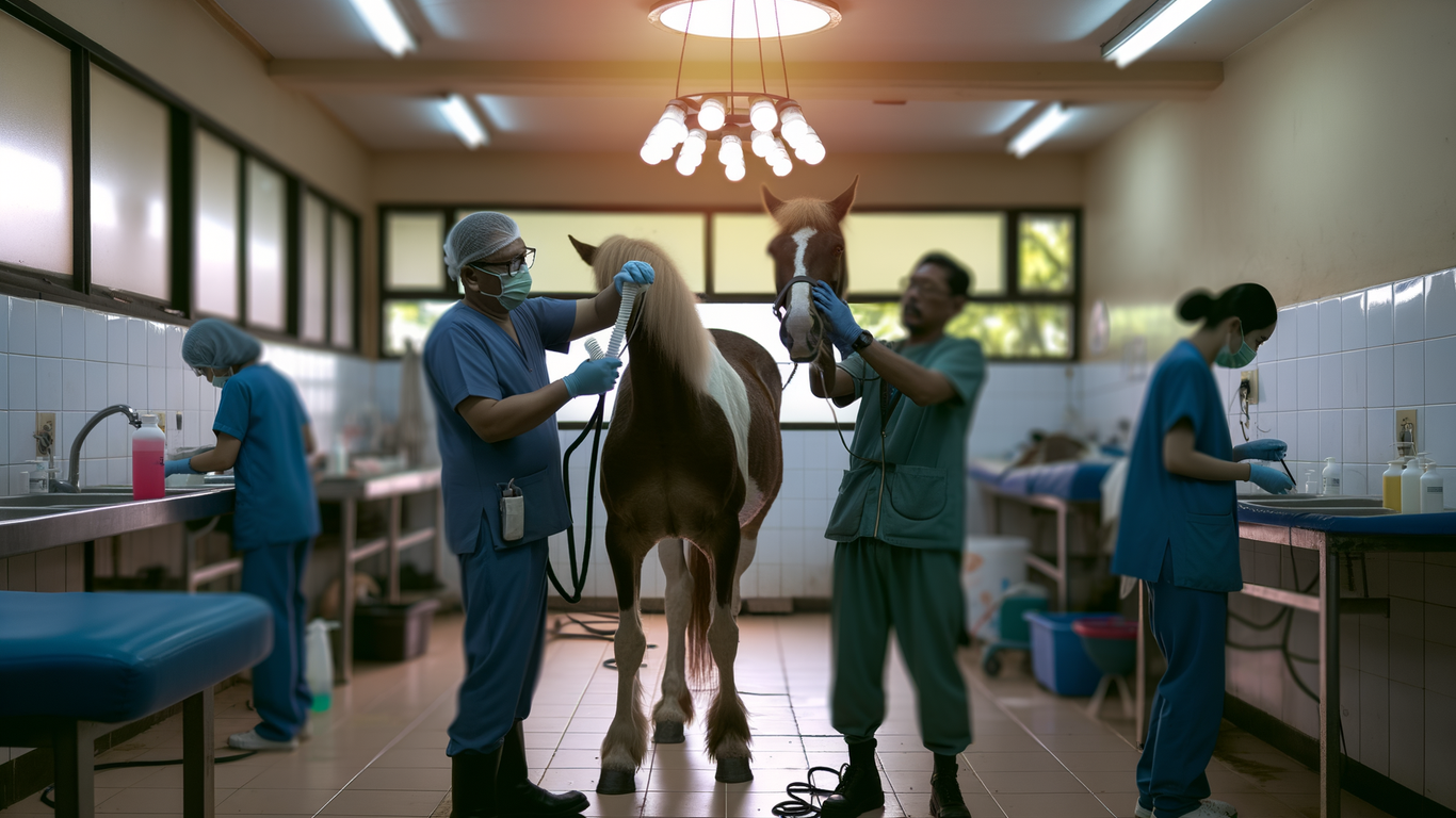 Protocole d'hygiène pour une utilisation sûre des produits vétérinaires chez les chevaux