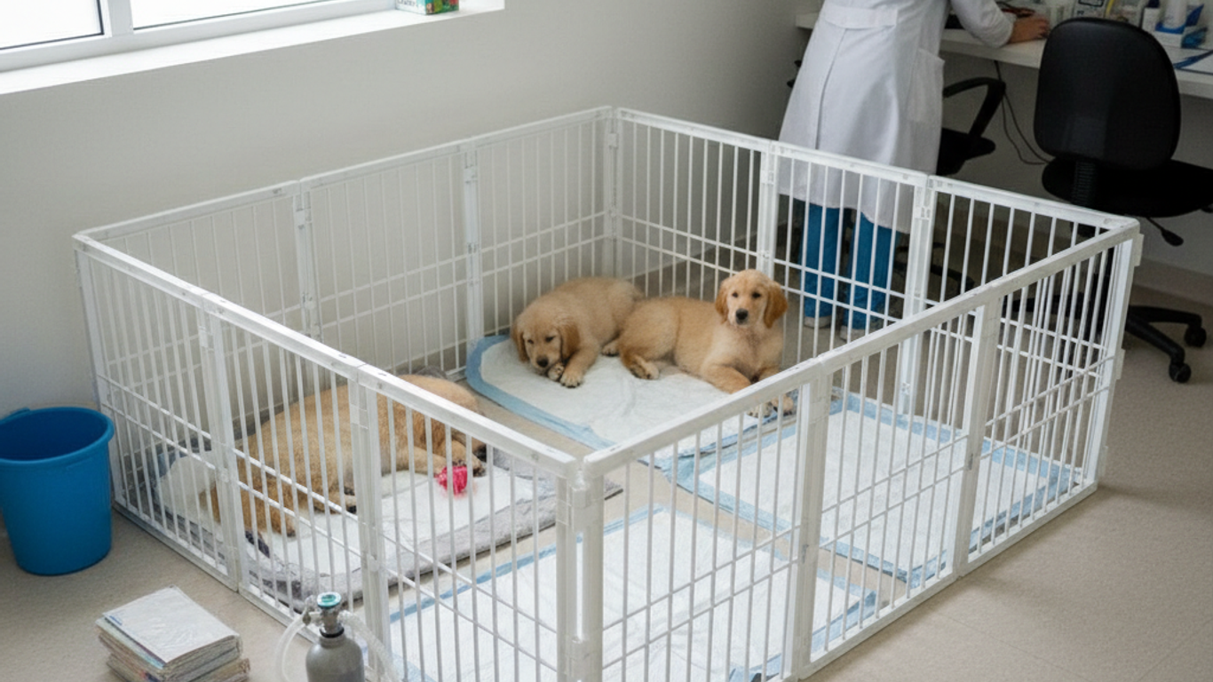 Aménagement optimal : comment maximiser l'espace dans un parc à chiot
