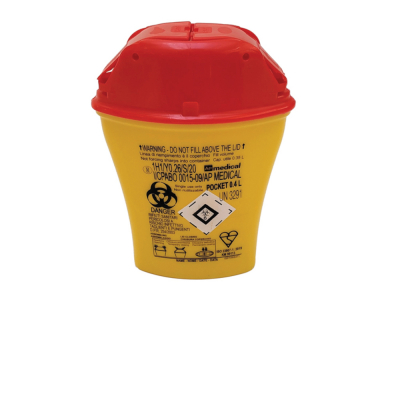 Conteneurs à aiguilles de poche - 0,4 litre