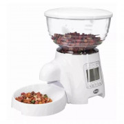 Distributeur automatique de croquettes programmable pour chien – 5 L avec fonction vocale et spirale