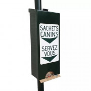 Distributeur de sachets en papier cartonné biodégradable