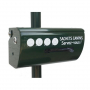 Distributeur de sachets ramasse-crottes en rouleau – aluminium RAL6009, système stop bag, fixation m