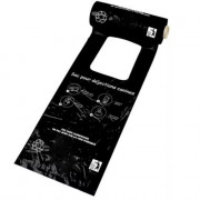 Sachets à déjections canines recyclés et recyclables – Rouleaux de 200, avec bretelles