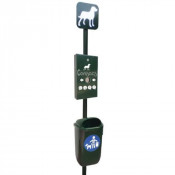 Totem distributeur de sacs à crottes