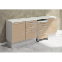 Ensemble mobilier sans évier sur base fermée modèle Laïla Ensemble mobilier sans évier sur base fermée modèle Laïla
