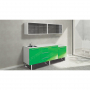 Ensemble mobilier sur socle avec évier et étagère modèle Asia 