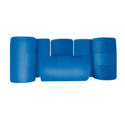 Bandes cohésives de contention bleues