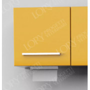 Armoire murale avec porte métallique et fente pour rouleau de papier