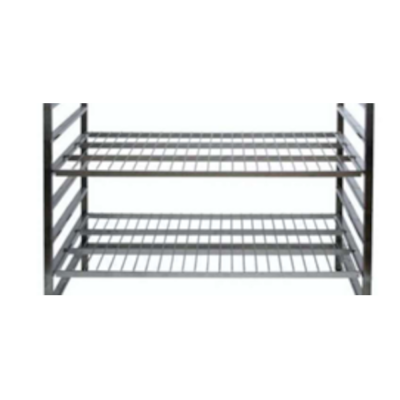 Etagère en inox en fil de 60 cm de profondeur