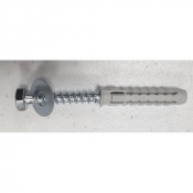 Fixation murale pour chenil MKS – cheville Ø10 mm, tirefond 8x60/36 et rondelle Ø8 mm