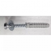 Fixation murale pour chenil MKS – cheville Ø10 mm, tirefond 8x60/36 et rondelle Ø8 mm