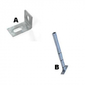 Fixations pour sol ou mur – compatibles chenil MKS