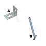 Fixations pour sol ou mur – compatibles chenil MKS