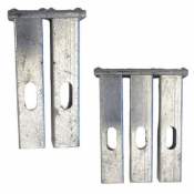Kit 2 ou 3 branches pour fixation  des panneaux tôlés