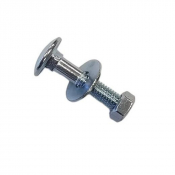 Kit 4 Boulons M8x40 mm pour Chenils MKS – Fixation Panneaux Tôlés