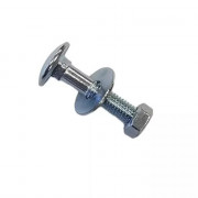 Kit 4 Boulons M8x40 mm pour Chenils MKS – Fixation Panneaux Tôlés
