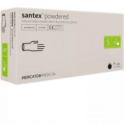 Gants d'examen et de protection jetables SANTEX® poudrés ambidextres