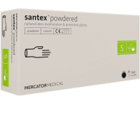 Gants d'examen et de protection jetables SANTEX® poudrés ambidextres