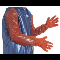 Gants de vêlage oranges - Longueur 92 cm Gants de vêlage oranges - Longueur 92 cm