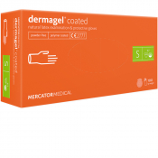 Gants en latex DERMAGEL sans poudre - Différentes tailles