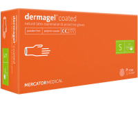 Gants en latex DERMAGEL sans poudre - Différentes tailles