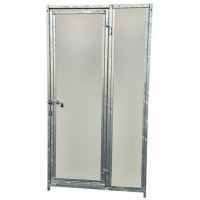 Panneau de chenil en CPRS avec porte