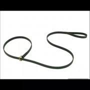 Laisse Lasso en Cuir pour Chien – Vachette Pleine Fleur Noire