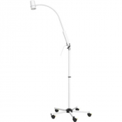Lampe d'examen mobile à LED avec bras et poteau flexibles