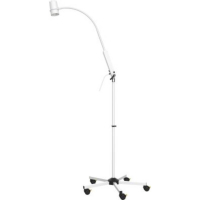 Lampe d'examen mobile à LED avec bras et poteau flexibles Lampe d'examen mobile à LED avec bras et poteau flexibles