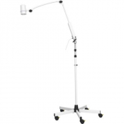 Lampe d'examen mobile à LED sur trépied avec bras à double articulation